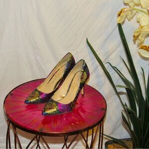 Jessica Simpson | Layelia Floral Fabric High Heel Pumps Size 6